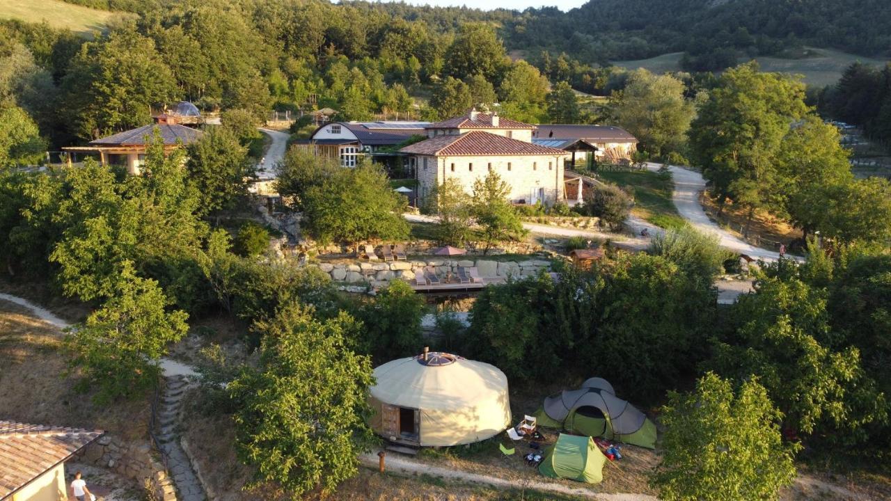 Agriturismo Biologico Autosufficienza Bagno di Romagna Bagian luar foto